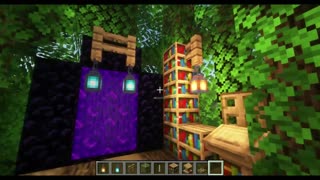 Fairy nether portal entrance!