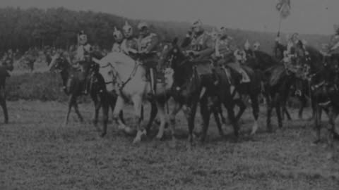 Emperor of Germany, Kaiser Wilhelm (1900's Original Black & White Film)