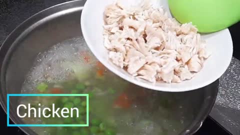 Chicken vege soup the kitchen