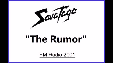 Savatage - The Rumor (Live in Los Angeles, California 2001) Acoustic Radio