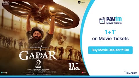#Gadar2 Official Trailer _ 11th August _ Sunny Deol _ Ameesha Patel _ Anil Sharma _ Zee Studios