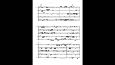 J.S. Bach – Motet: “Jesu, meine Freude”, Part 3 (Clarinet Quintet)