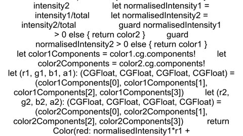 How to mix two colors in SwitUI