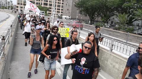 Medical Freedom March Brooklyn Bridge