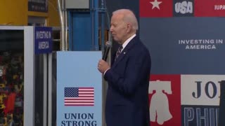 Biden on Trump: “The former president and maybe the future president.”