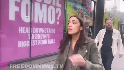AOC harassed at the Movie theater.