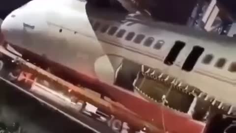 Flight Crash but by truck