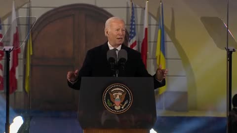 U.S. President Joe Biden speaks in Poland after visit to Ukraine - Tuesday February 21, 2023