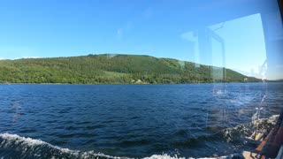 Coniston Lake boat ride. Lake district. Speedlapse