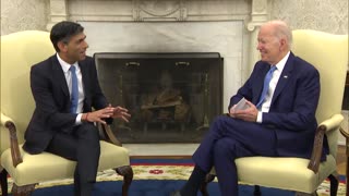 Biden hosts bilateral conference with British PM Sunak