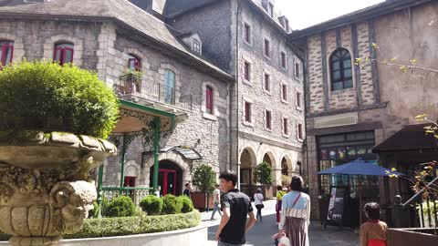 FRENCH VILLAGE IN BA NA HILLS VIETNAM