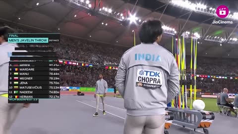 Niraj Chopra wins the first 🥇 gold medal for India