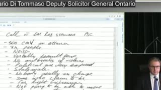 Ontario: Lawyer collapses questioning witness at latest Public Order Emergency Act Commission!