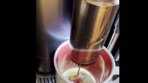 Short walk-through of the Cafe automatic espresso machine usage.