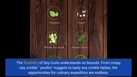 Soy Curls Vegan:The Vegan Cook's Secret Active ingredient for Mouthwatering Creations