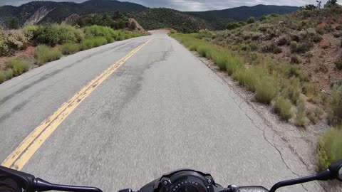 Kawasaki Z650, Hudson Ranch Road, 166-Pine Mountain Club