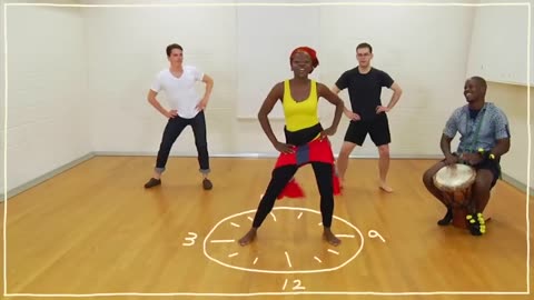 Quick African Dance Lesson: Lesson 3 - Dancing Against the Clock in About Five Minutes