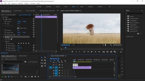 Adobe Premiere Pro – Thunder and Rain effect