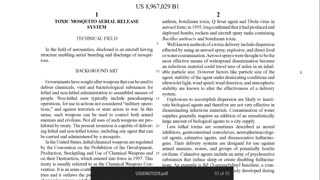 MOSQUITO TOXIN DELIVERY SYSTEM US PATENT 2015