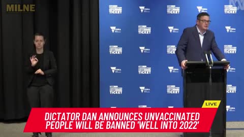 Unvaccinated People Will Be Banned Well Into 2022, Says PM Andrews