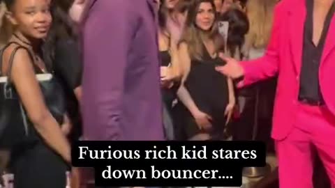 Rich Euro Kid Throws Public Tantrum