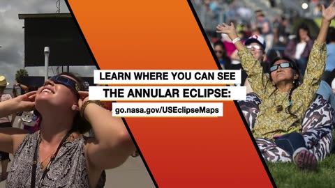 Watch the "ring of fire" Solar eclipse (Nasa broadcast trailer). mp4