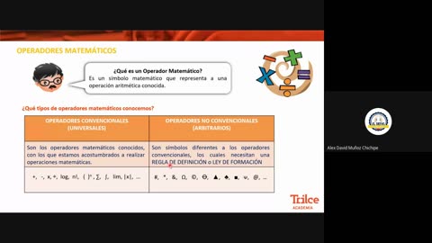 TRILCE SEMESTRAL 2021 | SEMANA 14 | HAB. MATEMÁTICA: OPERADORES MATEMÁTICOS