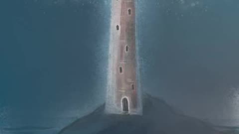 I'm painting a lighthouse