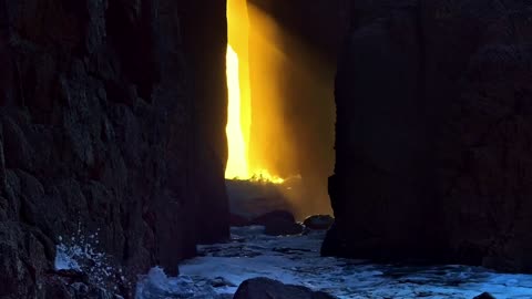 A ray of light by the sea