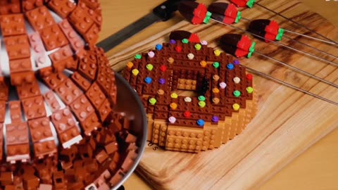 Lego chocolate fountain
