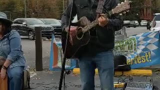 Performing my original song "Dixie Chaser" Helen, GA