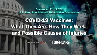 Senator Ron Johnson Hosts Expert Forum on Covid Vaccines