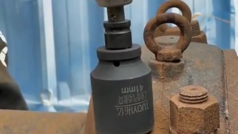 Remove rusty nut # tool