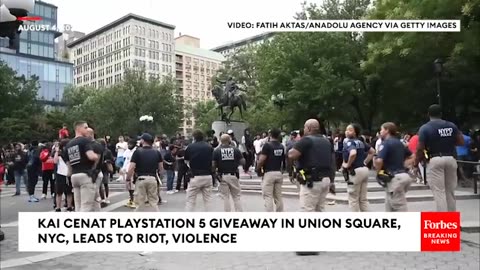 Shocking Video Emerges Of Union Square Riot That Erupted After Kai Cenat's Giveaway Announcement