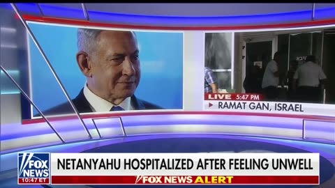 Netanyahu complained of chest pain before being hospitalized