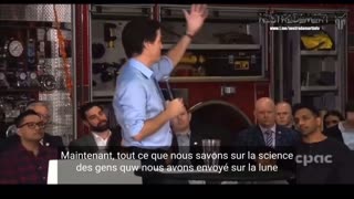 Trudeau et la terre plare