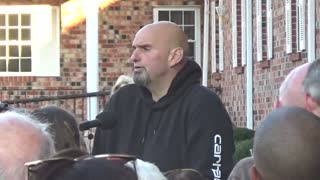 Fetterman Humiliates Himself, Can't Pronounce "Race" Correctly During Speech