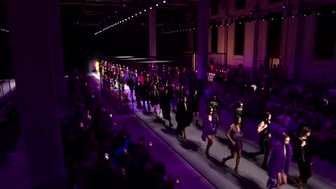 Versace hits the catwalk at Milan Fashion Week