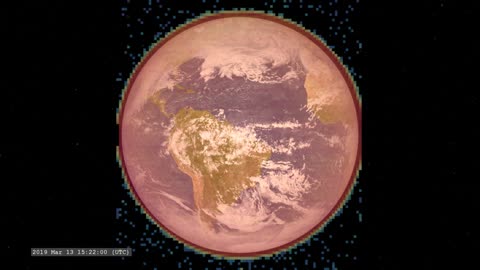 Comparative visualizations of Earth in visible light