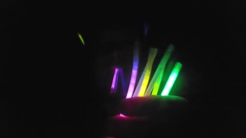 ASMR with glowsticks