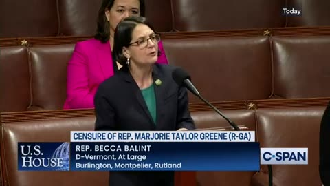 Rep. Becca Balint Moves to Censure Rep. Marjorie Taylor Greene