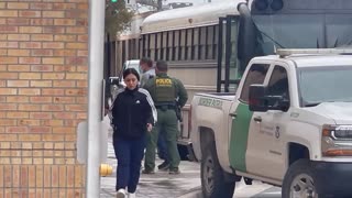 The Biden Regime is now releasing hordes of Chinese illegal aliens into the USA Brownsville TX