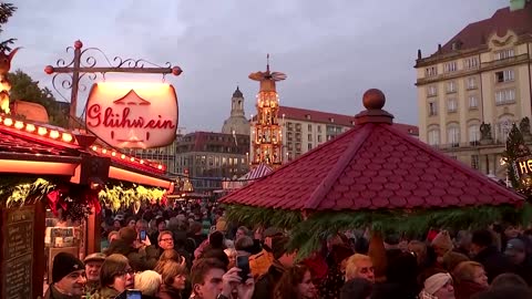 Germany's oldest Christmas market opens for 588th year