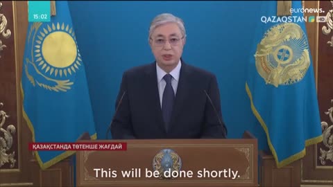 Kazakh president vows to destroy 'terrorists' as protests continue