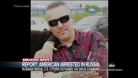 American arrested in Russia on drug trafficking charges