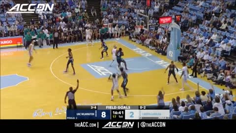 UNC Wilmington at North Carolina ACC Men's Basketball Highlights (2022-23)