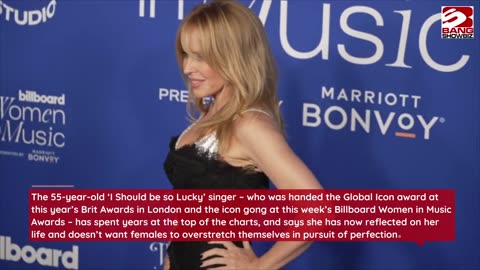 Kylie Minogue Encourages Self-Acceptance Without Overstretching.