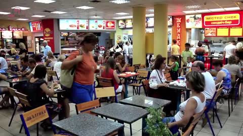 Teens Mock Boy At Burger King, Don’t Notice Man On Bench