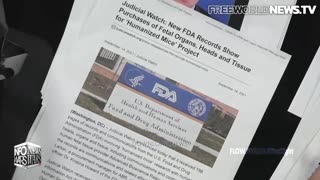 Alex Jones: FDA Records Show Fetal Body Parts Sold for Human Animal Hybrid Project - 9/14/21