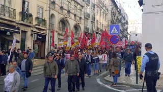 Greve CGTP 11 Novembro 2023 Príncipe Real - Cais do Sodré